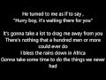 Toto - Africa LYRICS