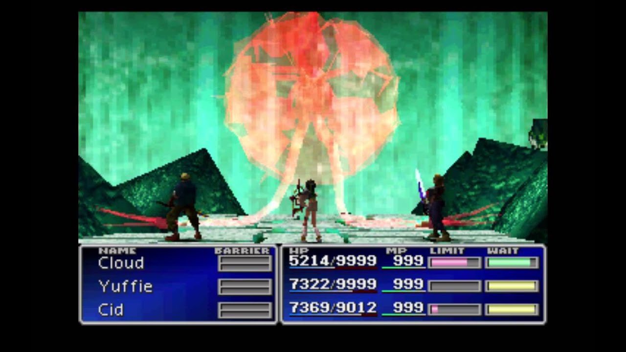 Final Fantasy 7 Northern Crater (no magic/items/summon/limit breaks)
