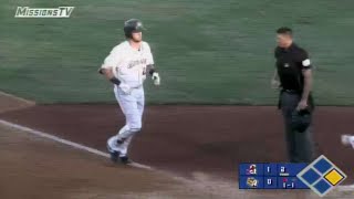 Missions' Allen hammers two-run homer