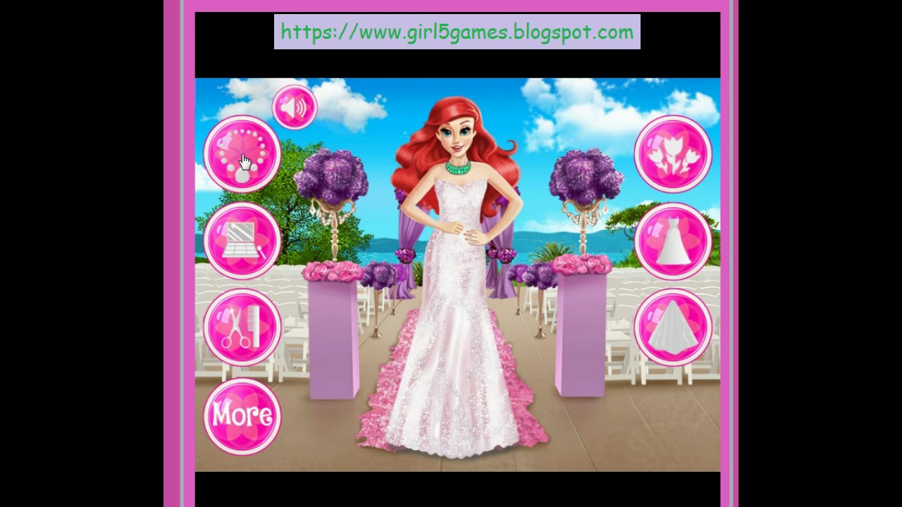 Mermaid Princess Wedding Day dress up games games for girls YouTube