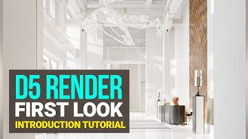 D5 Render First Look - Real Time Raytracing Renderer - Introduction Tutorial