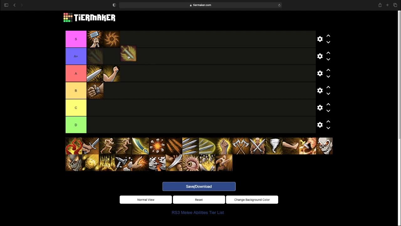 RS3 Melee Ability Tier List (2021) YouTube