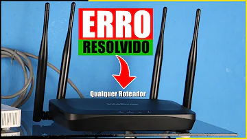 Como solucionar problemas com o roteador?