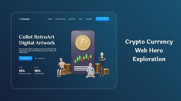 Crypto Currency Web Header Exploration | Figma Tutorial