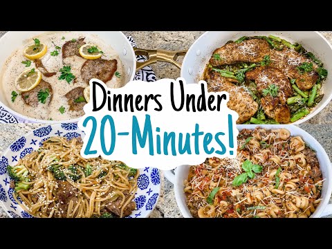 5 TASTY 20 MINUTE RECIPES! QUICK & EASY DINNER IDEAS | WHAT'S FOR DINNER? | JULIA PACHECO hqdefault