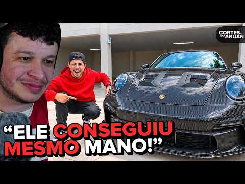 🚨 RENATO GARCIA BOUGHT A CARBON FIBER KIT FOR THE PORSCHE GT3 RS! - Aruan Clips