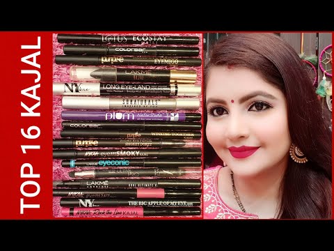 TOP 16 affordable black kajal in india | RARA | kajal for beginners |