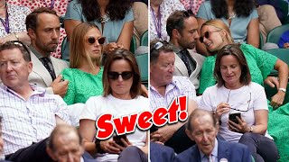 Famous James Middleton and pregnant wife Alizee Thevenet look loved up at Wimbledon Profile