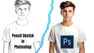 How to Transform PHOTOS into Pencil DRAWINGS in Photoshop Image to Pencil Sketch in Photoshop 🚀📝📝📝🚀 screenshot 5
