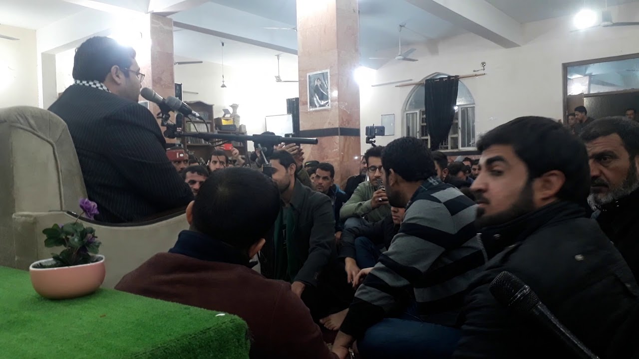 محفل ربيع القلوب القرآني القارئ محمد جواد حسيني جامع وحسينية الامام الصادق مدينة الصدر