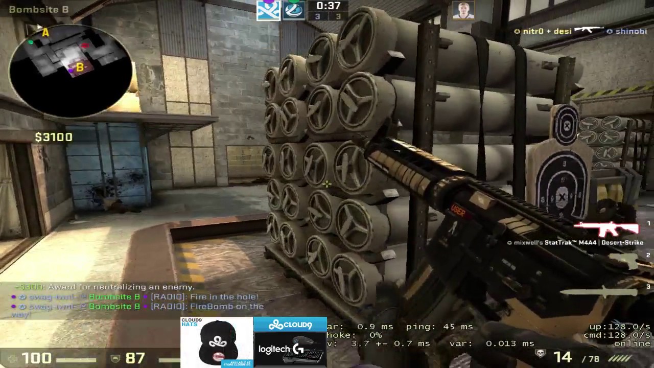 Swag Plays ESEA Rank S Cache 20161106 YouTube