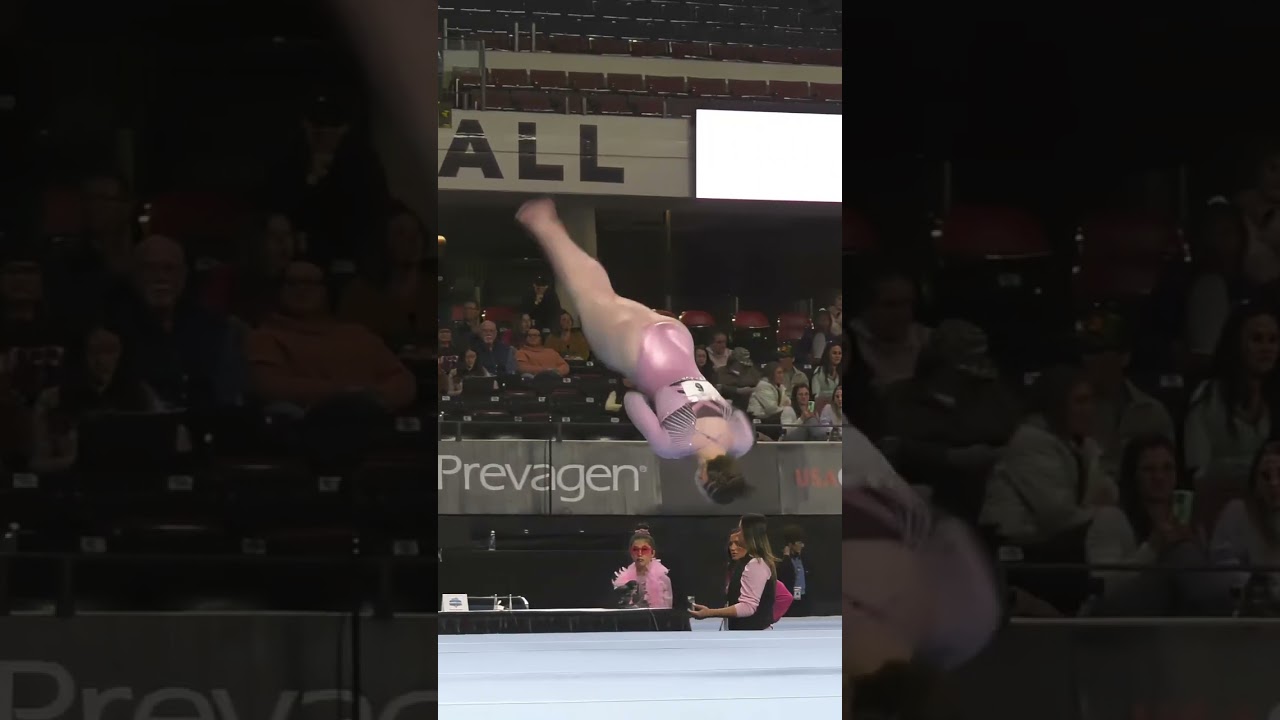 Adelle Speck Floor Exercise 2023 Nastia Liukin Cup Slow Motion 