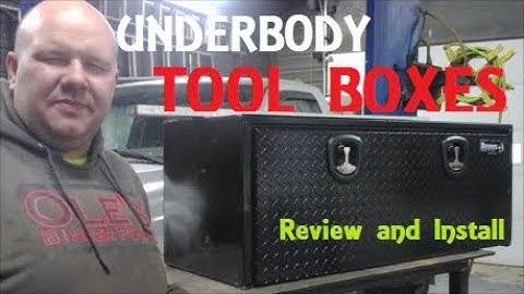 Buyers Underbody toolbox review and Install