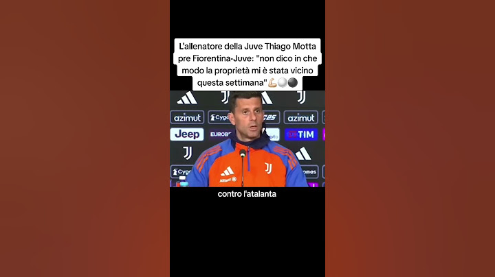 Thiago Motta: "non dico in che modo la proprietà mi è stata vicino questa settimana"💪🏻⚪️⚫️