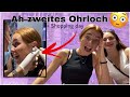 Ahhh zweites Ohrloch + Shopping day 😳| LEOOBALYS