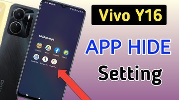 How to hide apps in Vivo y16 /Vivo y16 me app hide kaise kare/ app hide setting