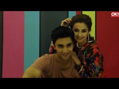 OK! Pakistan Cover Shoot Featuring Ahad Raza Mir & Hania Amir