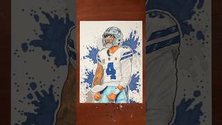 Drawing Dak Prescott part 2