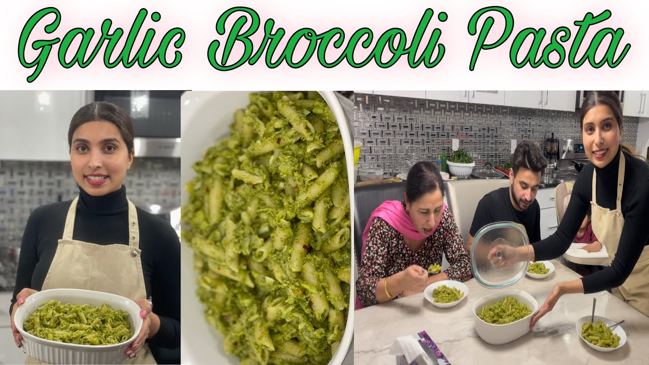 Healthy Garlic Broccoli Pasta | Italian Pasta Recipe | Easy Pasta Recipe | Cooking With Harman