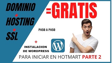 😱DOMINIO + HOSTING + SSL GRATIS + instalación de WordPress // para iniciar en HOTMART 2022 PARTE 2