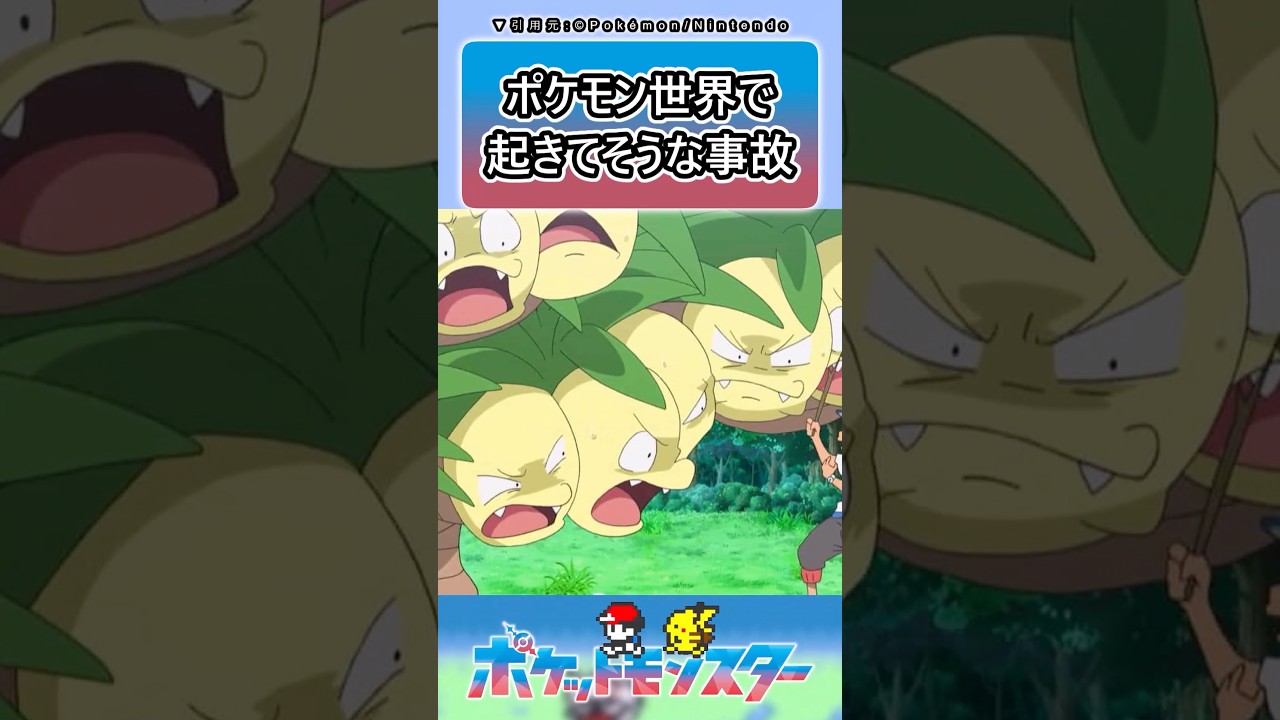 ポケモン世界で起きてそうな事故に対するトレーナーの反応集 #ポケモン #反応集