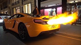 McLaren 12C Shooting HUGE FLAMES + MELTED BUMPER!!