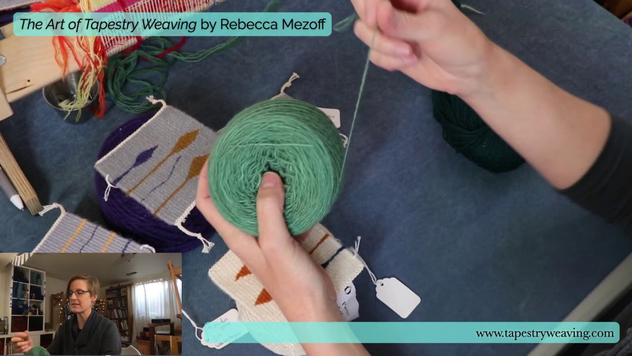 Can you use knitting yarn for tapestry weaving? — Rebecca Mezoff