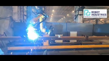 Robot hàn gân tăng cứng Estun cho ngành công nghiệp kết cấu thép