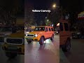 Yellow Convoy with Latest Addition Mercedes Benz G450D. #g450d #g63 #viralshorts #viralreels