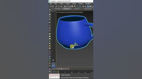 how to do cup from teapot in #3dsmax #shorts