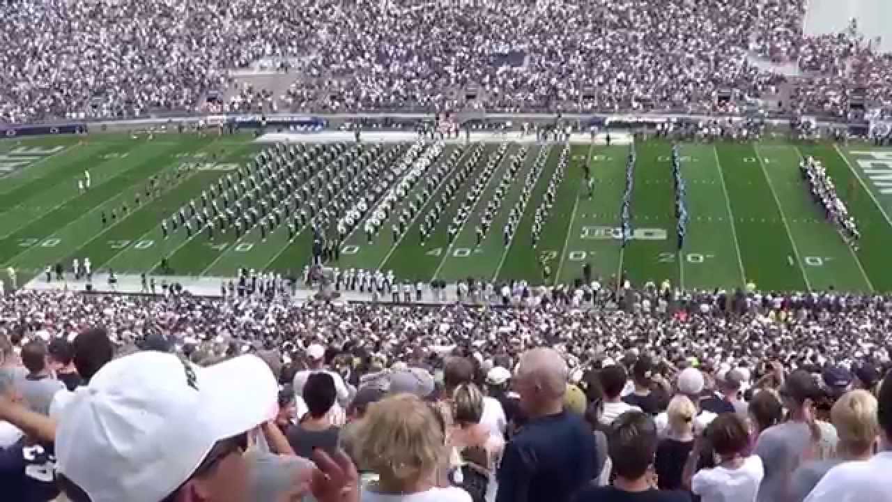 The Penn State Blue Band pregame show.  September 6, 2014.