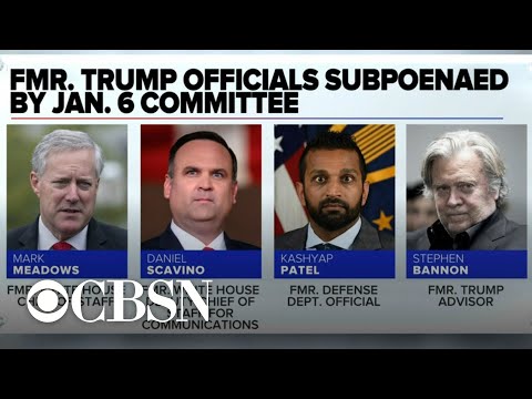 Trump urges advisers to fight January 6th subcommittee subpoenas.