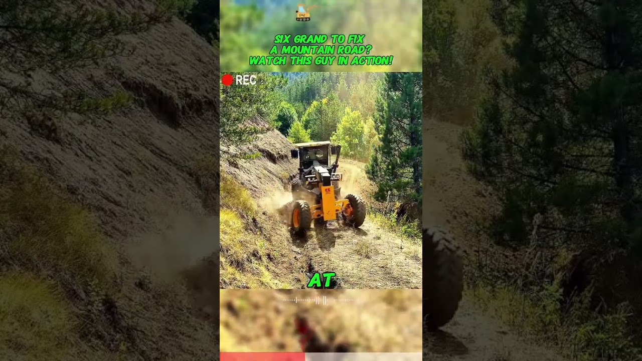 Six Grand to Fix a Mountain Road?Watch this guy in action! 