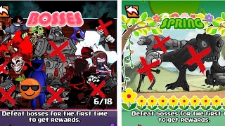 FNF Beat Battle Online- Beating this first set of S11 bosses/Spring Event Bosses!!