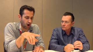 SDCC 2015 Scorpion Interviews With Robert Patrick and EP Nicholas Wootton