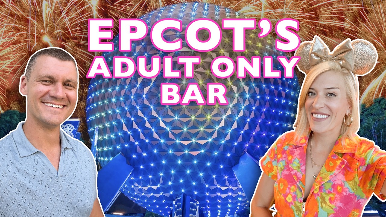 Disney Adults: There's Finally A NO KIDS Bar In Disney World | EPCOT's NEW Geo-82 Lounge Review