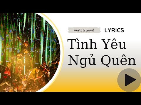 [LYRICS] TÌNH YÊU