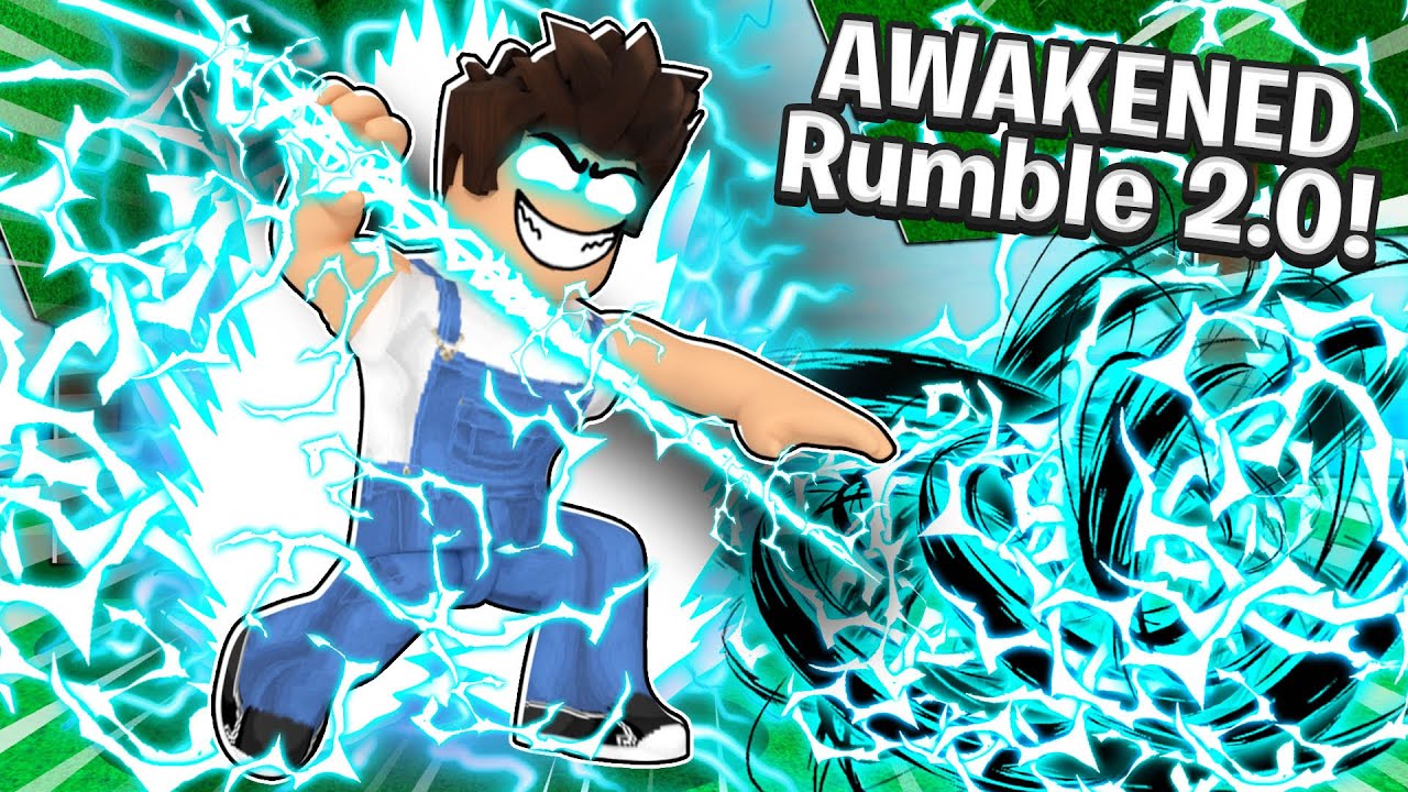 I UNLOCKED AWAKENED RUMBLE! *Showcase* Roblox Blox Fruits 