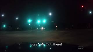 Rockford, IL Car Drives Into Traffic To Avoid Red Light