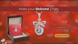 Say "I Love You" with Spakle: The Enternal Love Necklace Silver for Valentine's Day screenshot 2