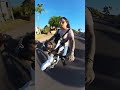 Woman Riding Motorcycle With Puppy | Pet Comedia