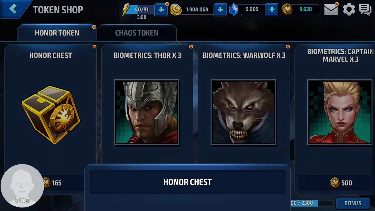 Marvel Future Fight Opening Honor Chests around 75 YouTube