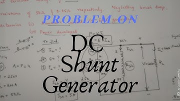 Module-4 || Chapter-7 ||Problem on DC generator || Basic Electrical||new syllabus|| VTU || 18 scheme