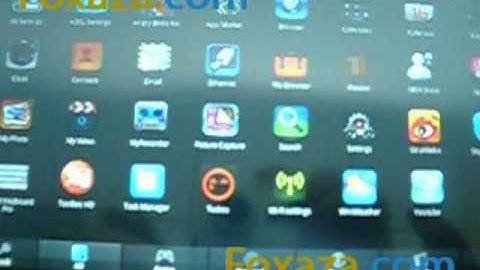 TabX 260 Android 2.2 GPS DDR3 256 HDD 2-4 GB Tablet.avi