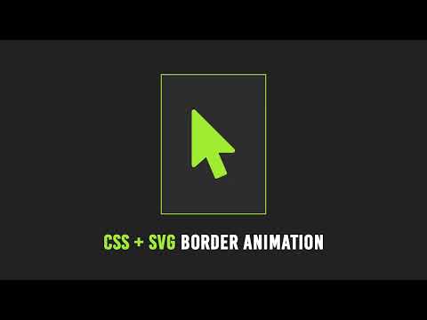 The Future of Borders: CSS & SVG Animation #webdevelopment #coding #programming #css #html #reactjs
