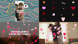 Cartoon Hearts Animation Stickers — Free Valentine's Pack (Ae, Pr, Dr, FCPX) screenshot 2
