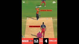 RCB v/s SRH | can abhishek chase the total ? | Real Cricket™
