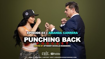 Punching Back Podcast Ep. 04  - Ft. Amanda Carrera