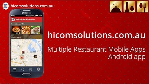 Multiple Restaurants android app source code for sale