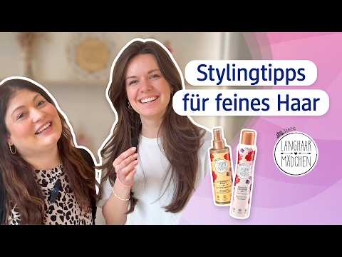 Fine hair, lots of volume: How to style fine hair ✨